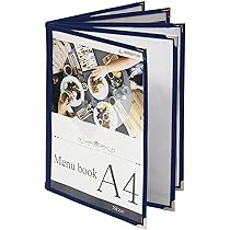 A4メニューブック（クリアファイルタイプ）10冊セット 楽天市場】【送料無料】NEW メニューブック 10ページ(5枚10面